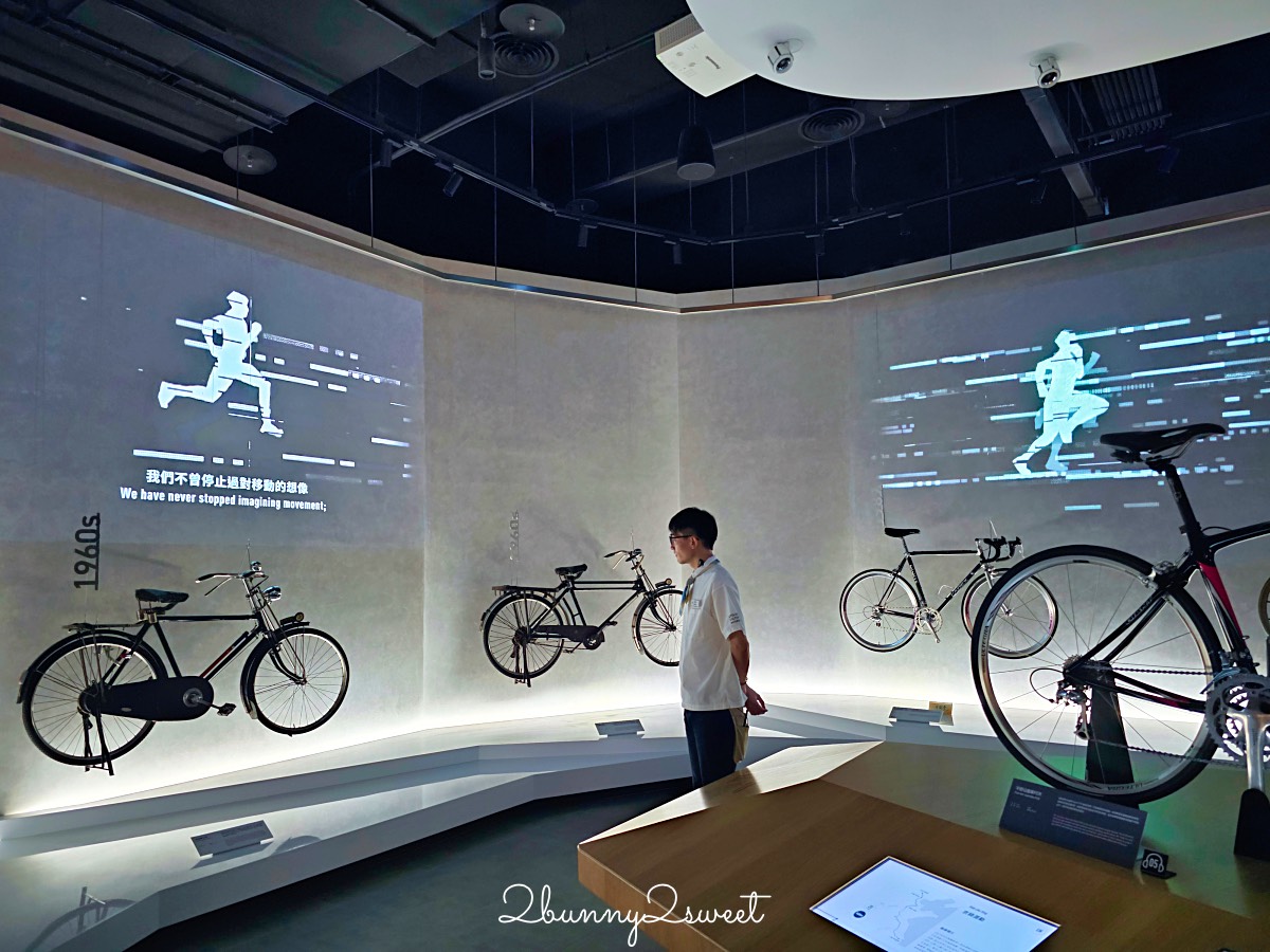【自行車文化探索館】台中室內景點～捷安特腳踏車博物館必看展區、互動體驗與親子遊玩建議 @兔兒毛毛姊妹花