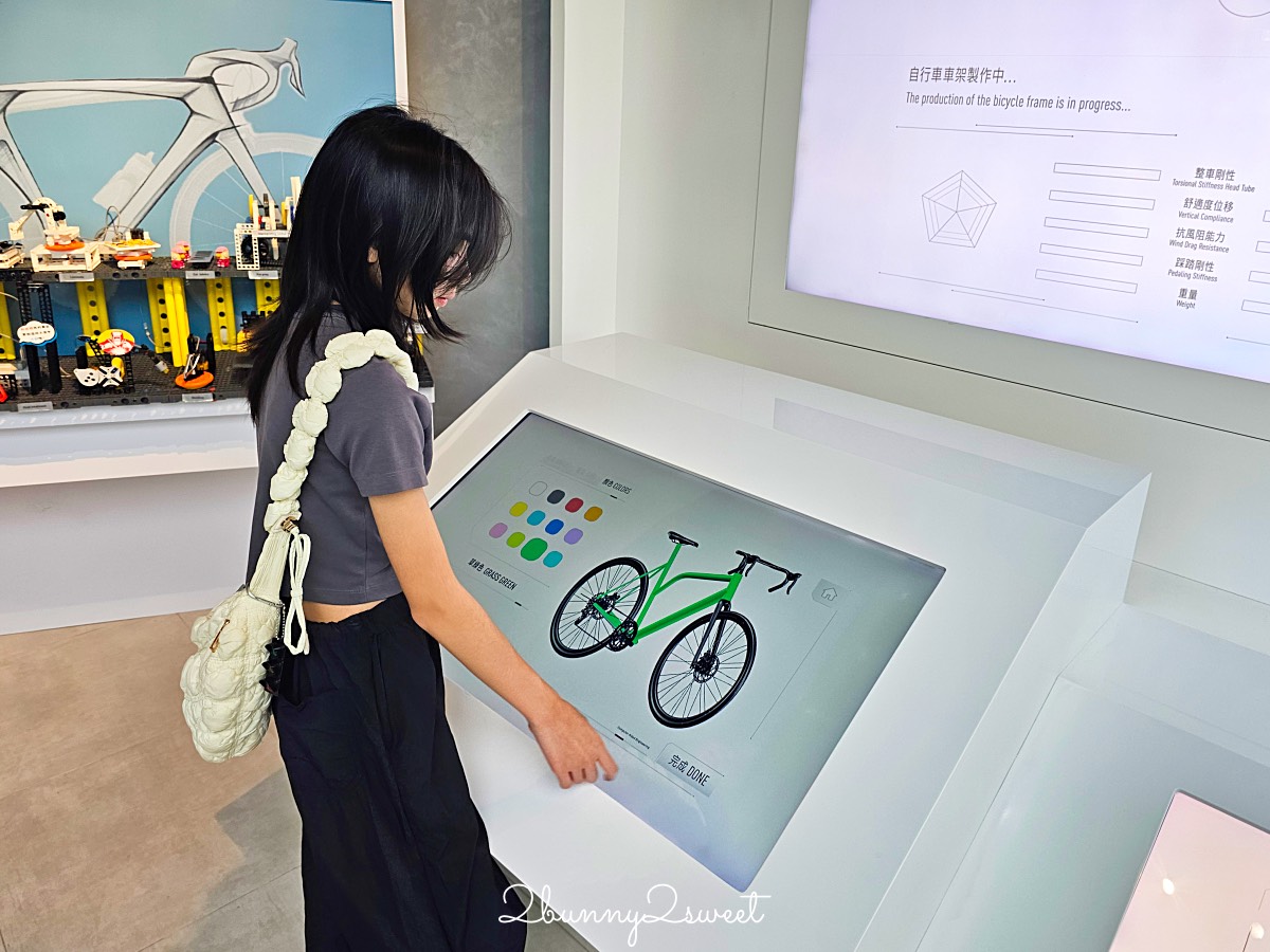 【自行車文化探索館】台中室內景點～捷安特腳踏車博物館必看展區、互動體驗與親子遊玩建議 @兔兒毛毛姊妹花
