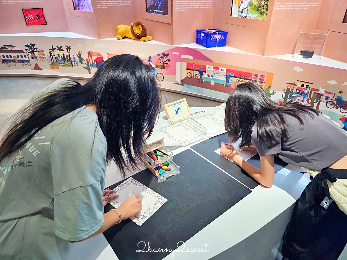 【自行車文化探索館】台中室內景點～捷安特腳踏車博物館必看展區、互動體驗與親子遊玩建議 @兔兒毛毛姊妹花