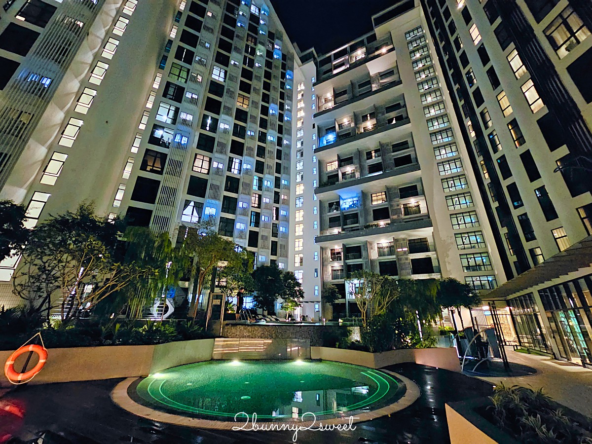 【哥打京那巴魯馨樂庭海濱公寓酒店】沙巴亞庇住宿推薦！近加雅街、碼頭、百貨商場 @兔兒毛毛姊妹花