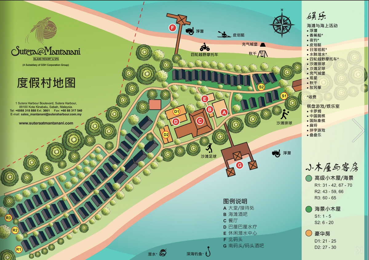 【絲綢美人魚飯店 Sutera@Mantanani】沙巴美人魚島住宿推薦｜海景小木屋、一泊三食、水上活動完整開箱 @兔兒毛毛姊妹花