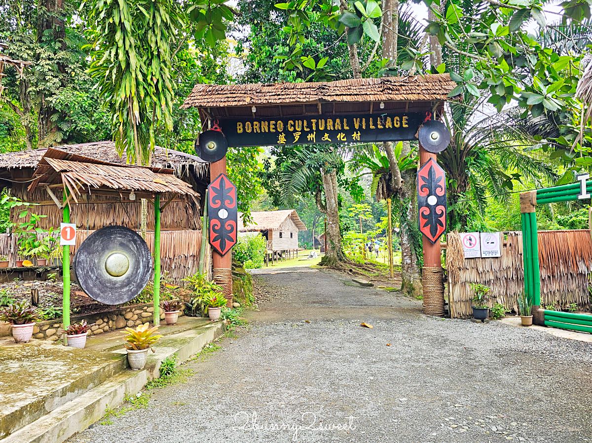 【婆羅洲文化村】沙巴最大文化村！探索七大原住民族、吹箭鑽木取火＋文化表演 @兔兒毛毛姊妹花