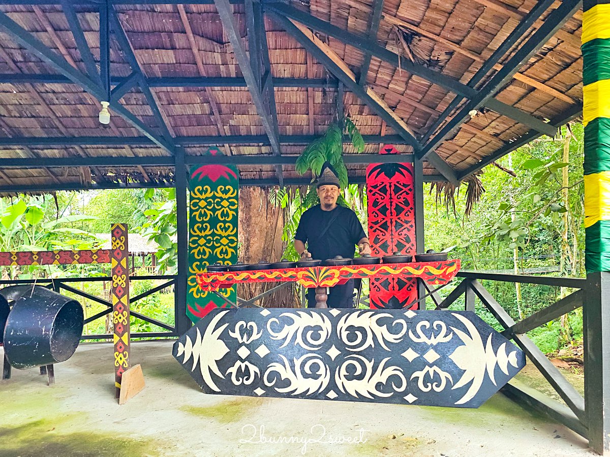 【婆羅洲文化村】沙巴最大文化村！探索七大原住民族、吹箭鑽木取火＋文化表演 @兔兒毛毛姊妹花