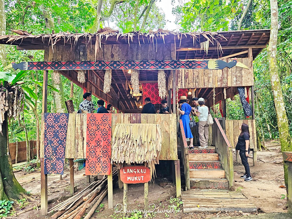 【婆羅洲文化村】沙巴最大文化村！探索七大原住民族、吹箭鑽木取火＋文化表演 @兔兒毛毛姊妹花