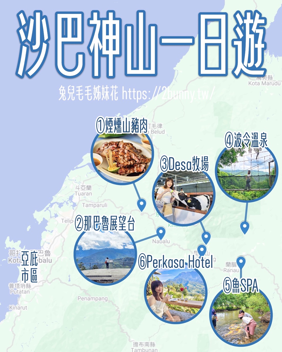 【沙巴神山一日遊】京那巴魯山必去景點！昆達山、乳牛牧場＋波令溫泉行程攻略 @兔兒毛毛姊妹花