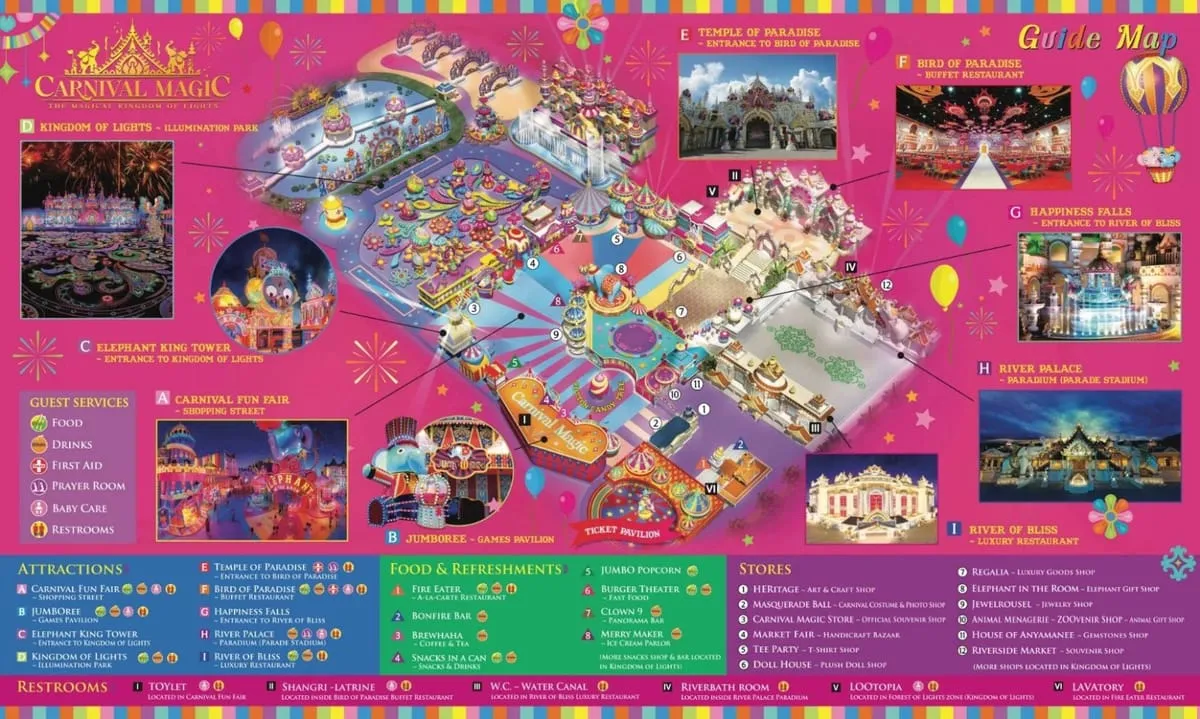 【Carnival Magic Phuket】普吉夢幻嘉年華魔法樂園攻略，花車遊行門票、表演與交通整理 @兔兒毛毛姊妹花