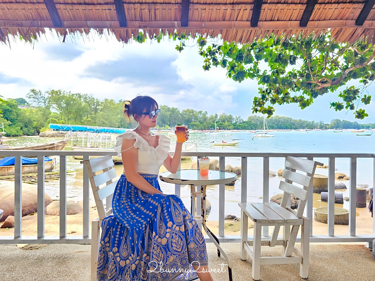 【Coming Home Cafe & Seaside】普吉島海景咖啡推薦：沙灘鞦韆＋竹編露台＋泰式料理 @兔兒毛毛姊妹花