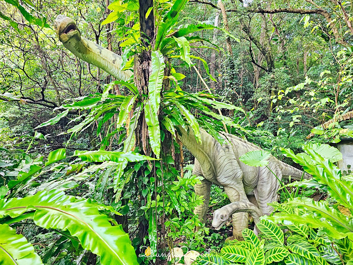 沖繩名護DINO恐龍公園完整攻略：交通、門票、園區介紹與旅遊心得 @兔兒毛毛姊妹花