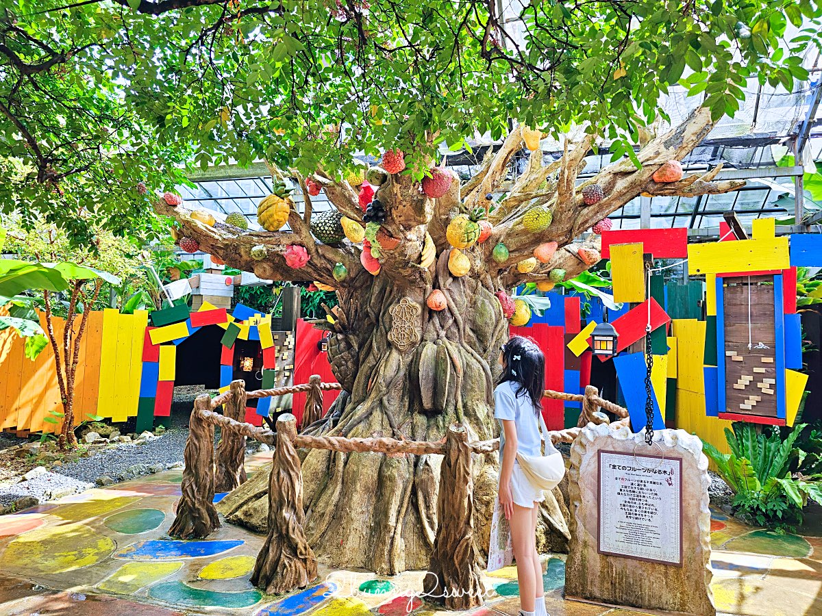【沖繩水果樂園 OKINAWA FRUITS LAND】北部名護親子景點！闖關冒險、熱帶水果＋門票交通 @兔兒毛毛姊妹花