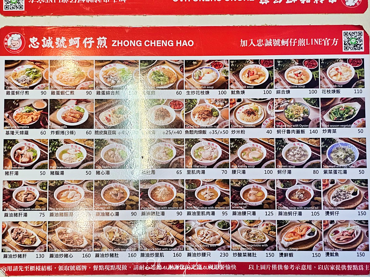 士林夜市【忠誠號蚵仔煎】老字號排隊小吃名店，花枝羹、天婦羅、蚵仔煎必吃 @兔兒毛毛姊妹花