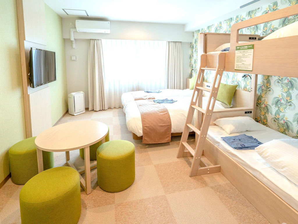 【沖繩北谷柔婕閣酒店 La’gent Hotel Okinawa Chatan】美國村住宿推薦！親子四人房、早餐＋停車攻略 @兔兒毛毛姊妹花