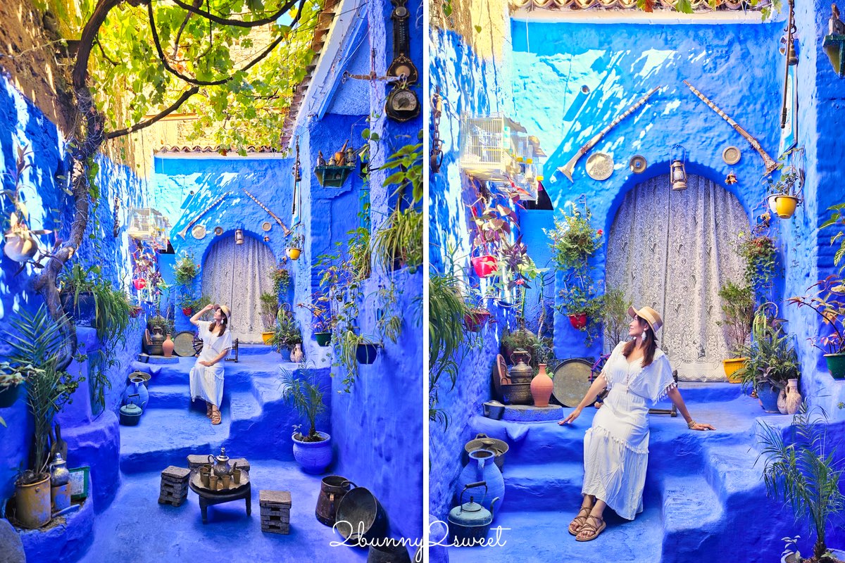【舍夫沙萬 Chefchaouen】摩洛哥夢幻藍城攻略,藍白山城拍照景點推薦 @兔兒毛毛姊妹花 【舍夫沙萬 Chefchaouen】摩洛哥夢幻藍城攻略,藍白山城拍照景點推薦 @兔兒毛毛姊妹花