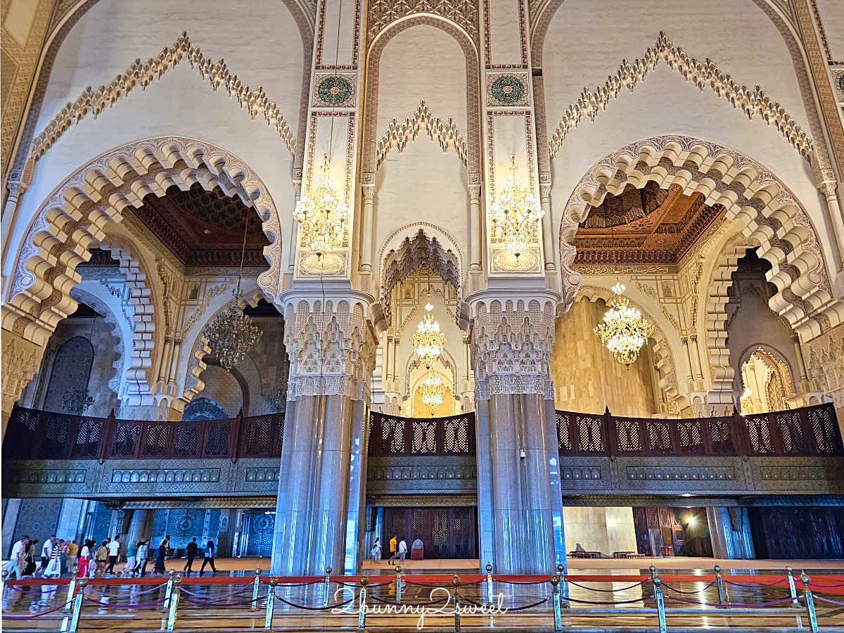 摩洛哥【哈桑二世清真寺 Hassan II Mosque】卡薩布蘭卡必訪壯麗海上清真寺 @兔兒毛毛姊妹花