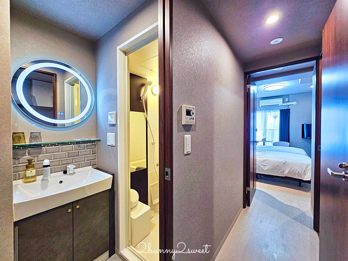 【道頓堀 Crystal Hotel Ⅲ】大阪公寓式飯店！房內廚房洗衣機、心齋橋住宿推薦 @兔兒毛毛姊妹花