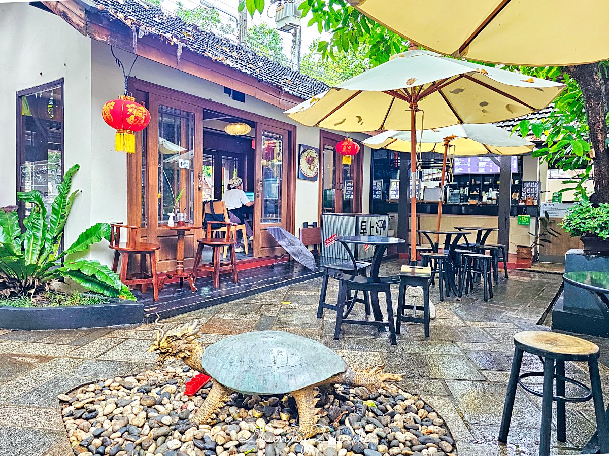 【Lunar Mansion Hotel 月府酒店】清邁住宿推薦｜古城區中式庭園飯店、按摩館、中餐廳與咖啡廳 @兔兒毛毛姊妹花