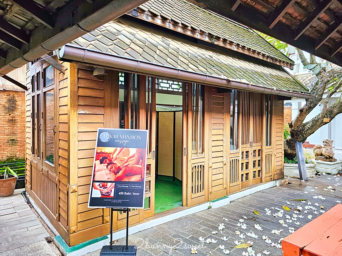 【Lunar Mansion Hotel 月府酒店】清邁住宿推薦｜古城區中式庭園飯店、按摩館、中餐廳與咖啡廳 @兔兒毛毛姊妹花