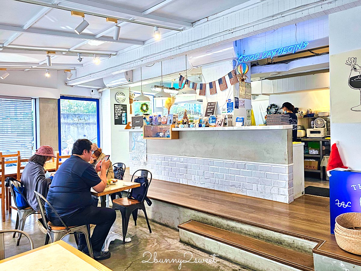 【餵我早餐 The Whale 公園店】大安森林公園清新海島風早午餐咖啡廳、份量十足的大早餐超滿足 @兔兒毛毛姊妹花