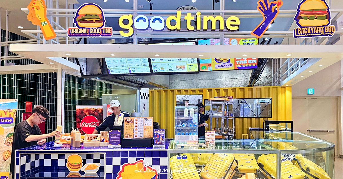 【河內美食】GoodTime Burger 漢堡專賣店開箱，Lotte Mall WestLake 必吃越南最好吃漢堡 @兔兒毛毛姊妹花