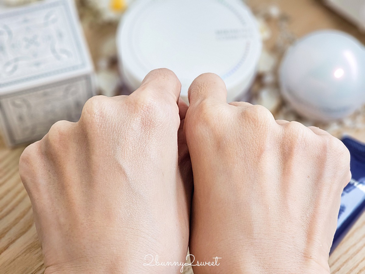 【MOONPEARL 珍珠底妝開箱】MIKIMOTO 日本頂級珍珠品牌化妝品～乾敏肌・暗沉・黑眼圈實測心得 @兔兒毛毛姊妹花