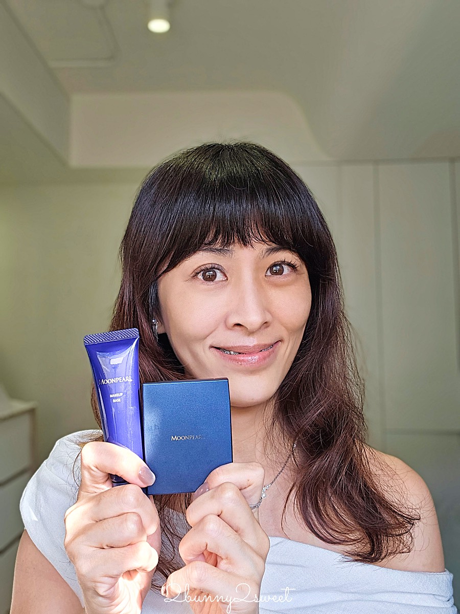 【MOONPEARL 珍珠底妝開箱】MIKIMOTO 日本頂級珍珠品牌化妝品～乾敏肌・暗沉・黑眼圈實測心得 @兔兒毛毛姊妹花