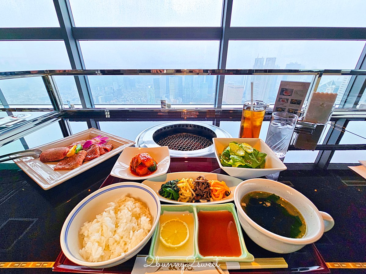 【敘敘苑 東京歌劇城53F店】東京新宿燒肉推薦｜53樓景觀餐廳，午間套餐3,500円起 @兔兒毛毛姊妹花