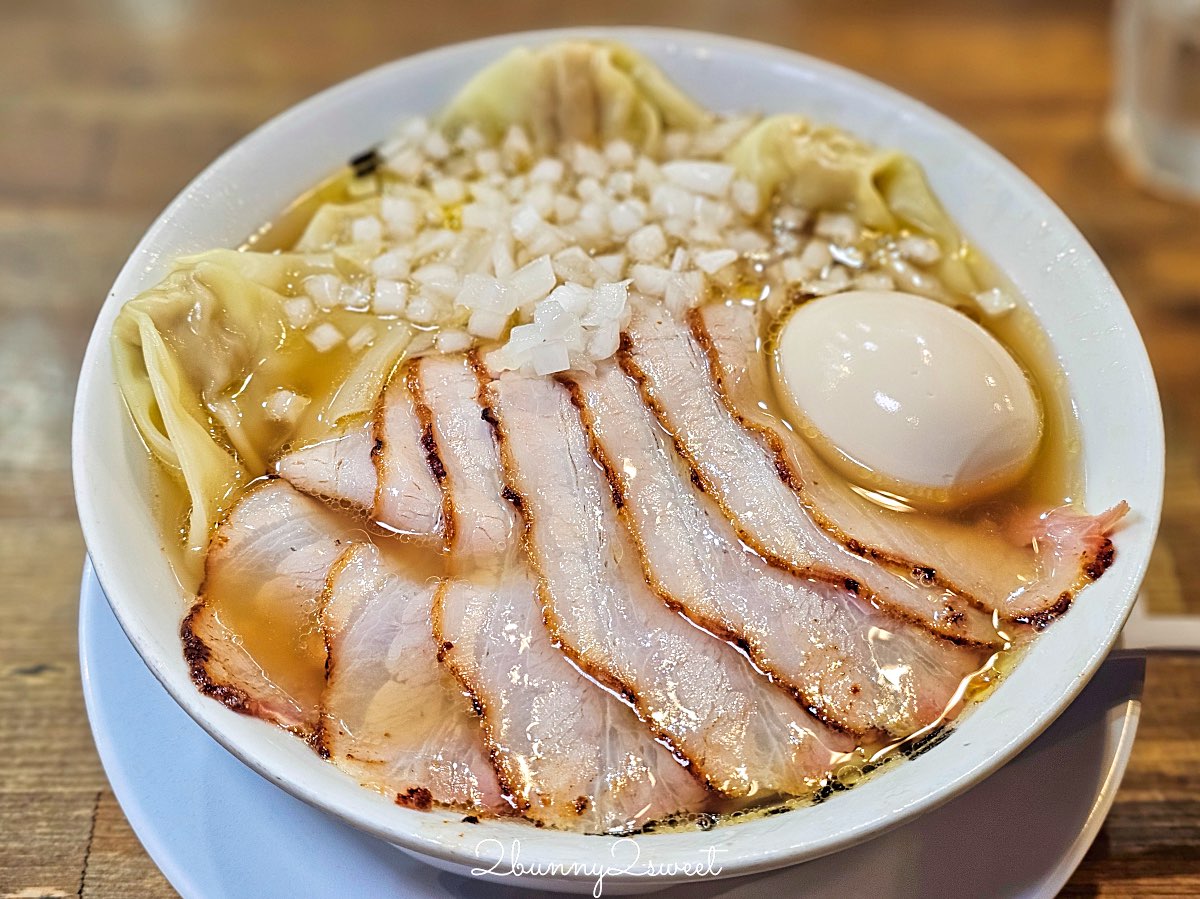 【ラーメンムギュVOL.2 烏丸蛸薬師店】京都雞白湯拉麵推薦｜巷弄隱藏名店，白醬油拉麵必吃 @兔兒毛毛姊妹花