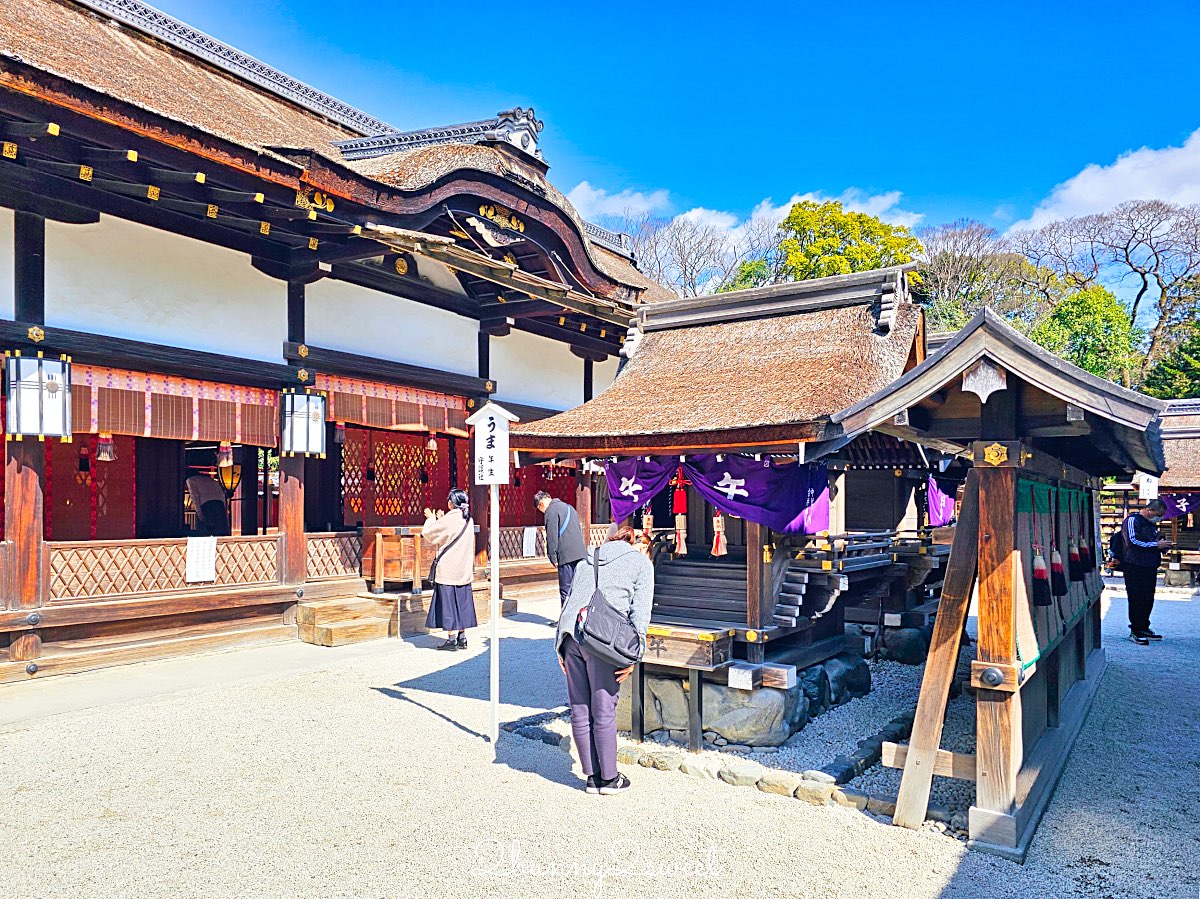 【京都下鴨神社】世界遺產賀茂御祖神社、糺之森散步、河合神社美人祈願與人氣刺繡御守 @兔兒毛毛姊妹花