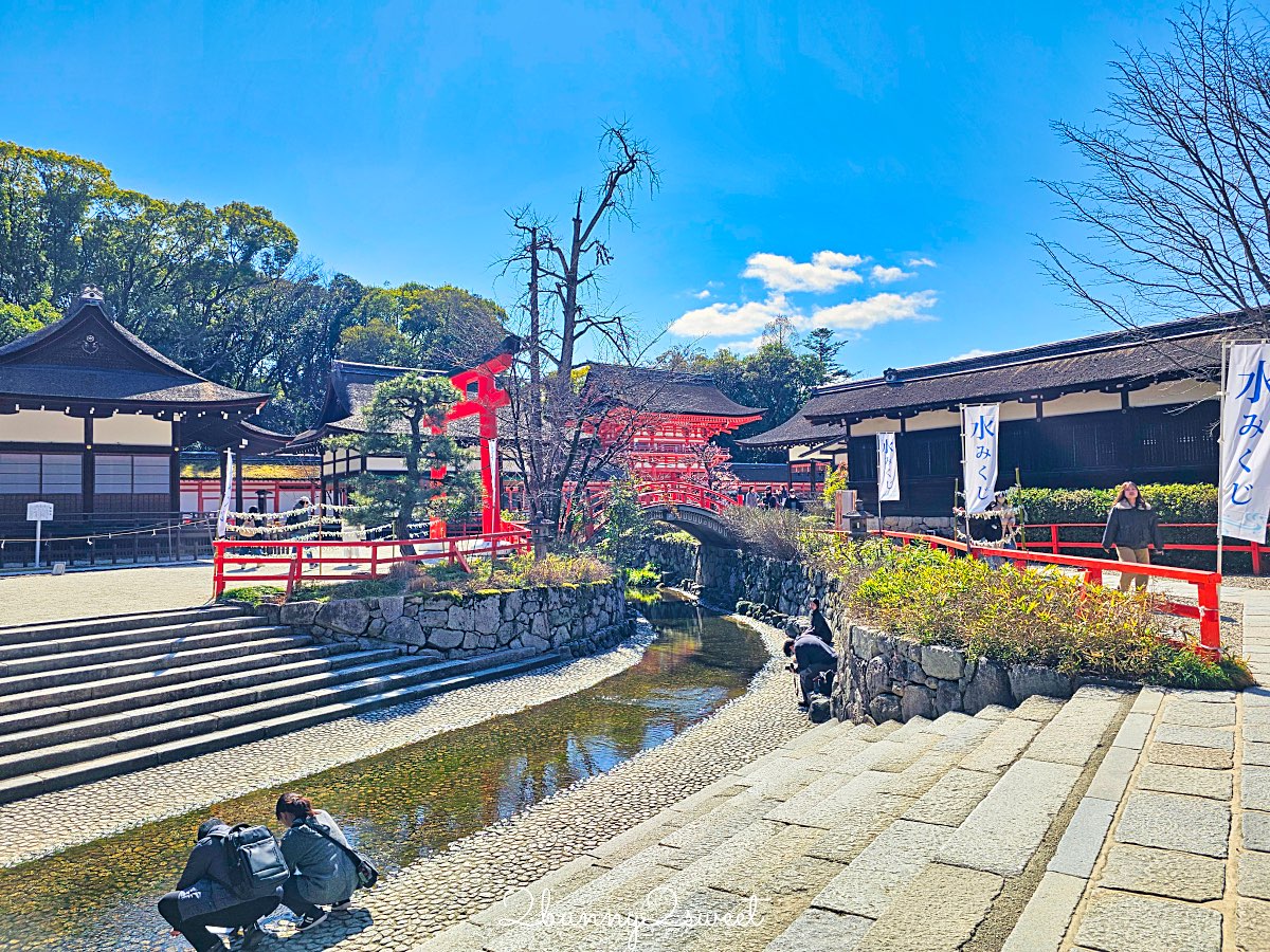 【京都下鴨神社】世界遺產賀茂御祖神社、糺之森散步、河合神社美人祈願與人氣刺繡御守 @兔兒毛毛姊妹花