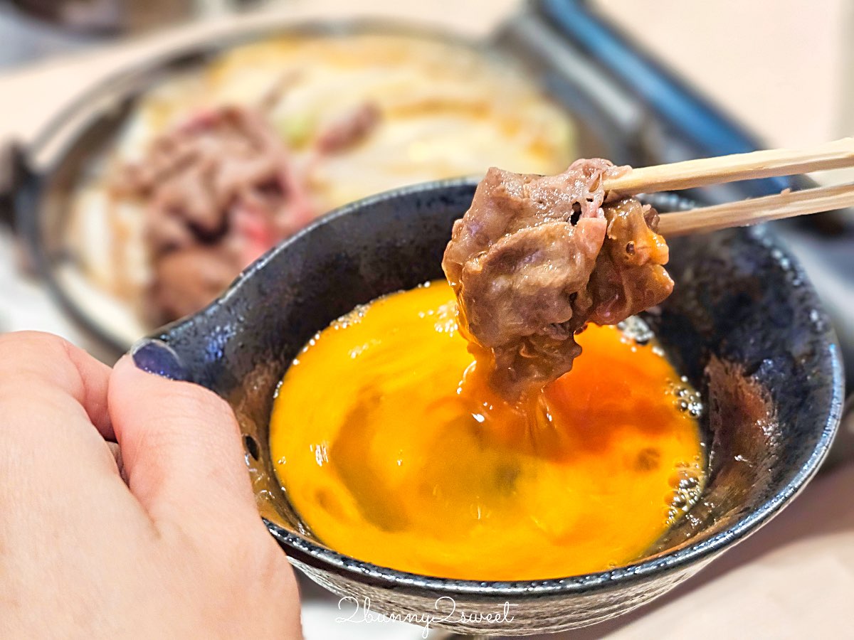 【大阪日本橋鶴屋 TSURUYA】大阪壽喜燒推薦｜1980円國產和牛午餐，一人一鍋，黑門市場美食 @兔兒毛毛姊妹花