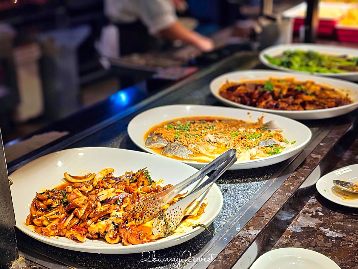 【豐 FOOD 海陸百匯】台北吃到飽推薦｜大直典華Buffet菜色、價格＋優惠一次看 @兔兒毛毛姊妹花