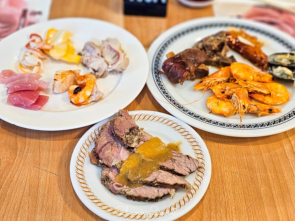 【兄弟大飯店薔薇廳】台北吃到飽Buffet推薦：海鮮牛排甜點全都有、免千元飯店自助餐 @兔兒毛毛姊妹花