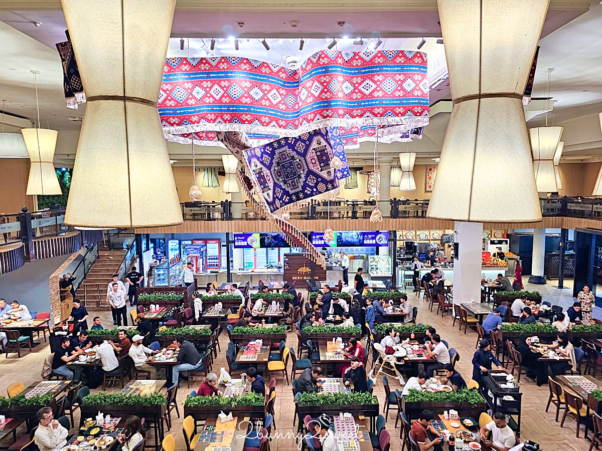 【Besh Qozon Plov Center 塔什干手抓飯中心】烏茲別克必吃手抓飯、巨大鐵鍋現場料理、菜單價格整理 @兔兒毛毛姊妹花