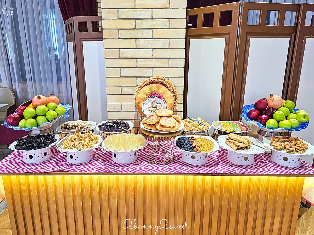 烏茲別克住宿【撒馬爾罕瑞享酒店 M&ouml;venpick Samarkand】交通便利、早餐超豐富的五星首選 @兔兒毛毛姊妹花