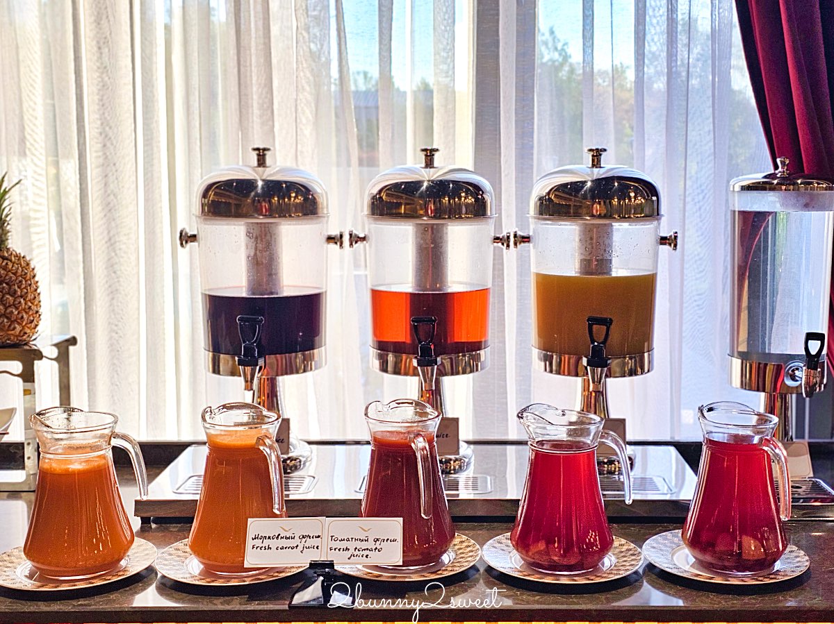 烏茲別克住宿【撒馬爾罕瑞享酒店 M&ouml;venpick Samarkand】交通便利、早餐超豐富的五星首選 @兔兒毛毛姊妹花