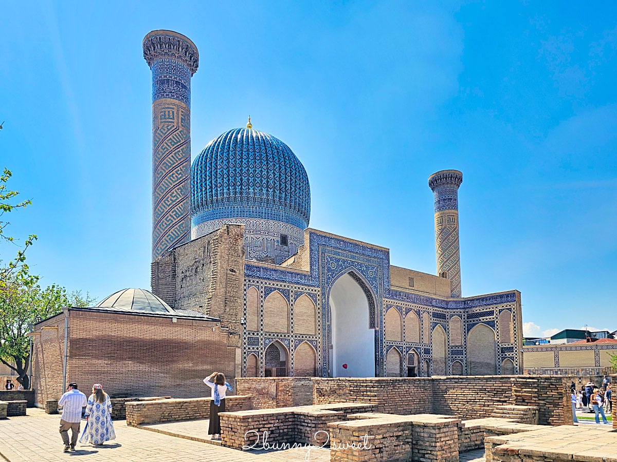 【帖木兒陵墓 Gur-e-Amir】薩馬爾罕必訪藍色穹頂地標,帖木兒長眠之地與中亞最華麗陵墓 @兔兒毛毛姊妹花 【帖木兒陵墓 Gur-e-Amir】薩馬爾罕必訪藍色穹頂地標,帖木兒長眠之地與中亞最華麗陵墓 @兔兒毛毛姊妹花