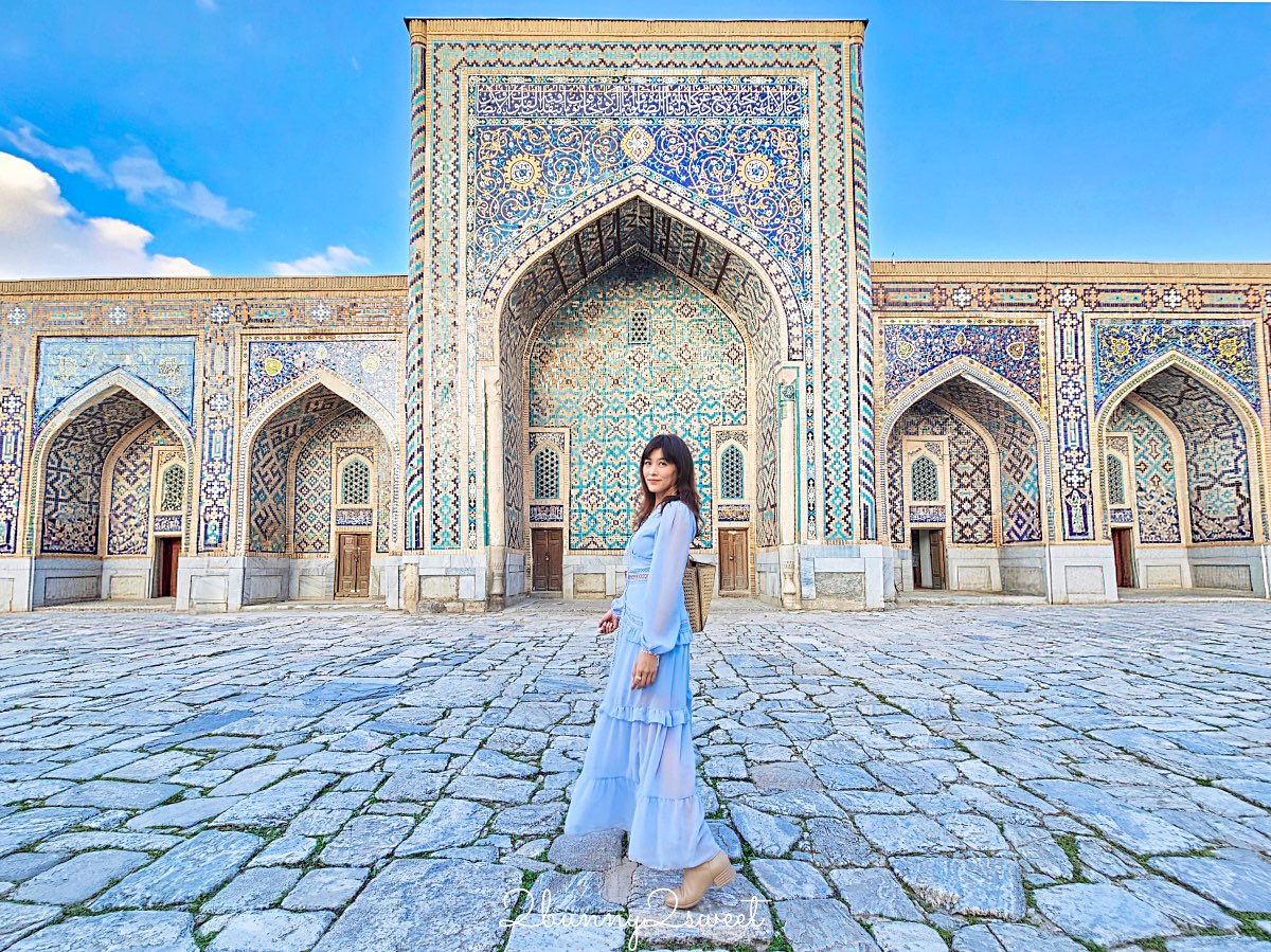 【雷吉斯坦廣場 Registan Square】撒馬爾罕必訪地標,三大學院、門票交通、夜景燈光秀、換裝體驗全攻略 @兔兒毛毛姊妹花 【雷吉斯坦廣場 Registan Square】撒馬爾罕必訪地標,三大學院、門票交通、夜景燈光秀、換裝體驗全攻略 @兔兒毛毛姊妹花