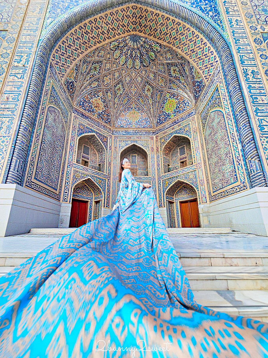 【雷吉斯坦廣場 Registan Square】撒馬爾罕必訪地標,三大學院、門票交通、夜景燈光秀、換裝體驗全攻略 @兔兒毛毛姊妹花 【雷吉斯坦廣場 Registan Square】撒馬爾罕必訪地標,三大學院、門票交通、夜景燈光秀、換裝體驗全攻略 @兔兒毛毛姊妹花