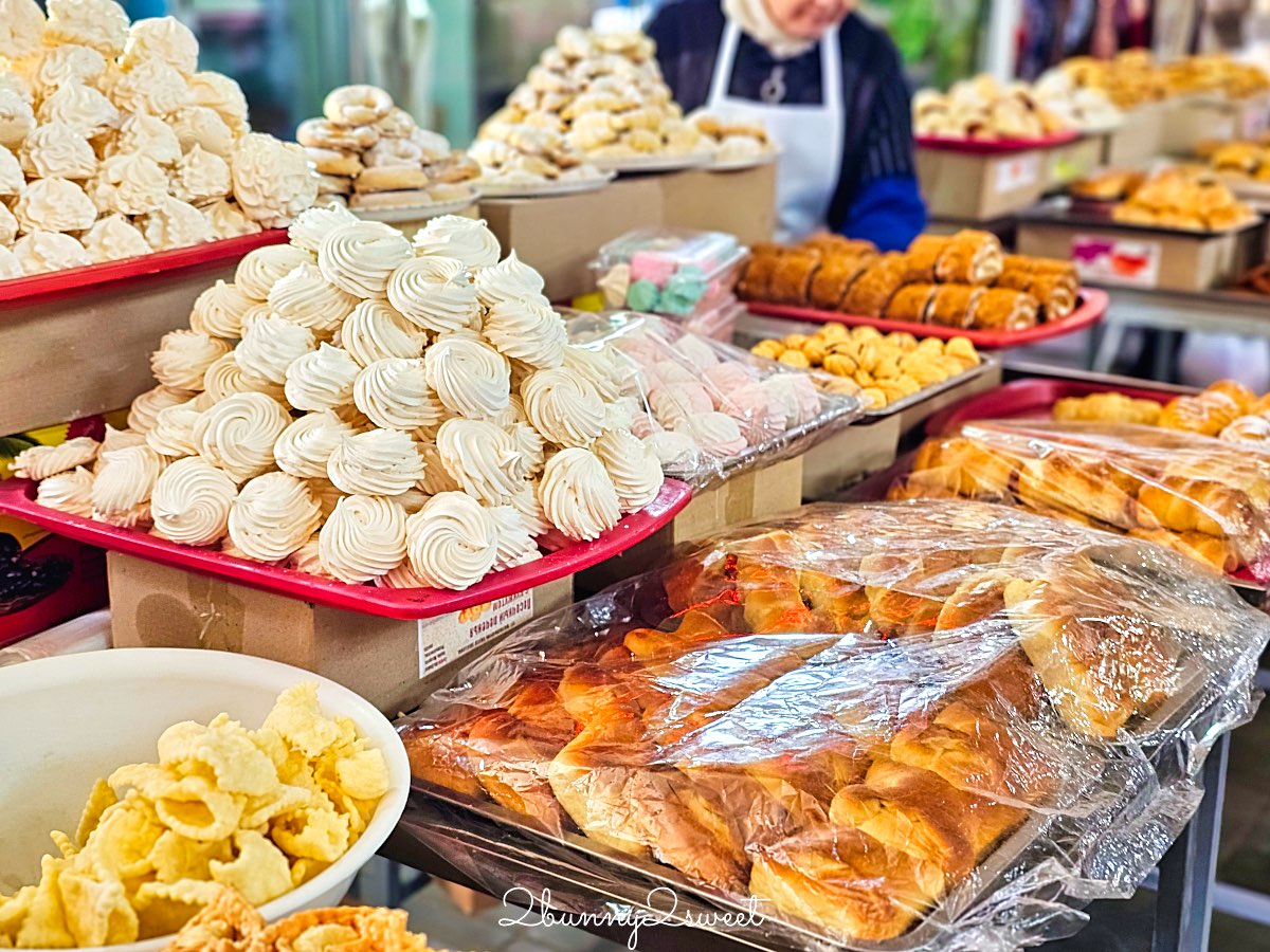 【Chorsu Bazaar 楚蘇市場】塔什干景點推薦｜藍色穹頂傳統市場、果乾堅果、窯烤麵包必買 @兔兒毛毛姊妹花