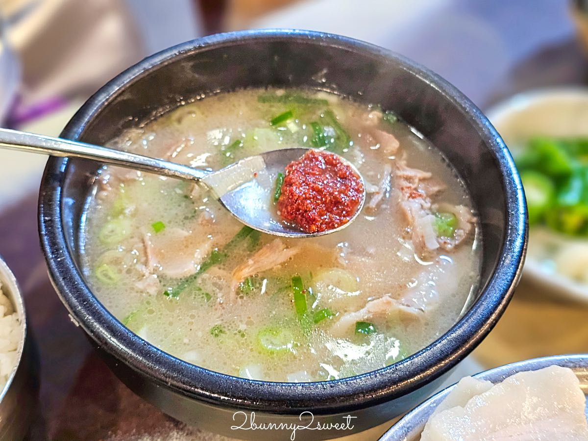 釜山西面美食》松亭三代豬肉湯飯｜西面豬肉湯飯一條街必吃70年老店，24小時營業 @兔兒毛毛姊妹花