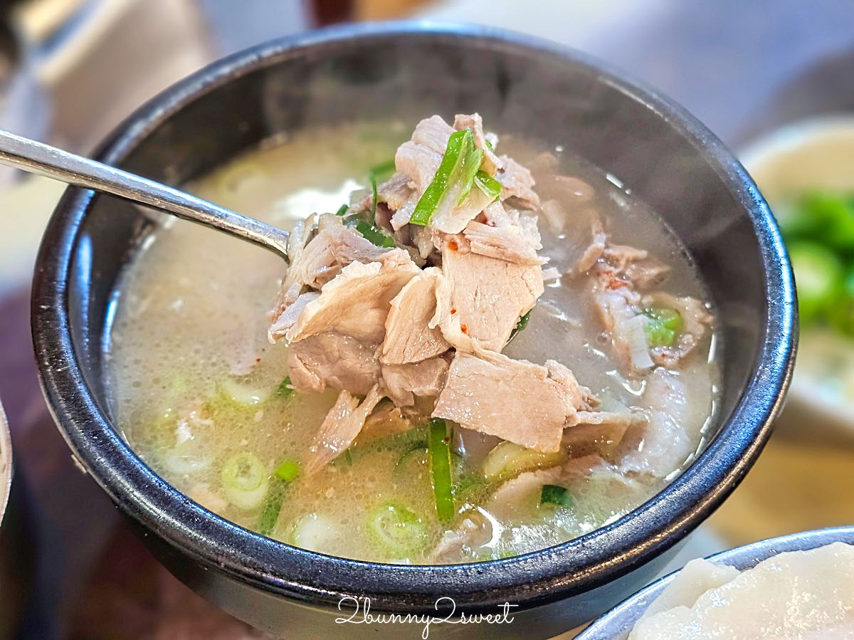 釜山西面美食》松亭三代豬肉湯飯｜西面豬肉湯飯一條街必吃70年老店，24小時營業 @兔兒毛毛姊妹花