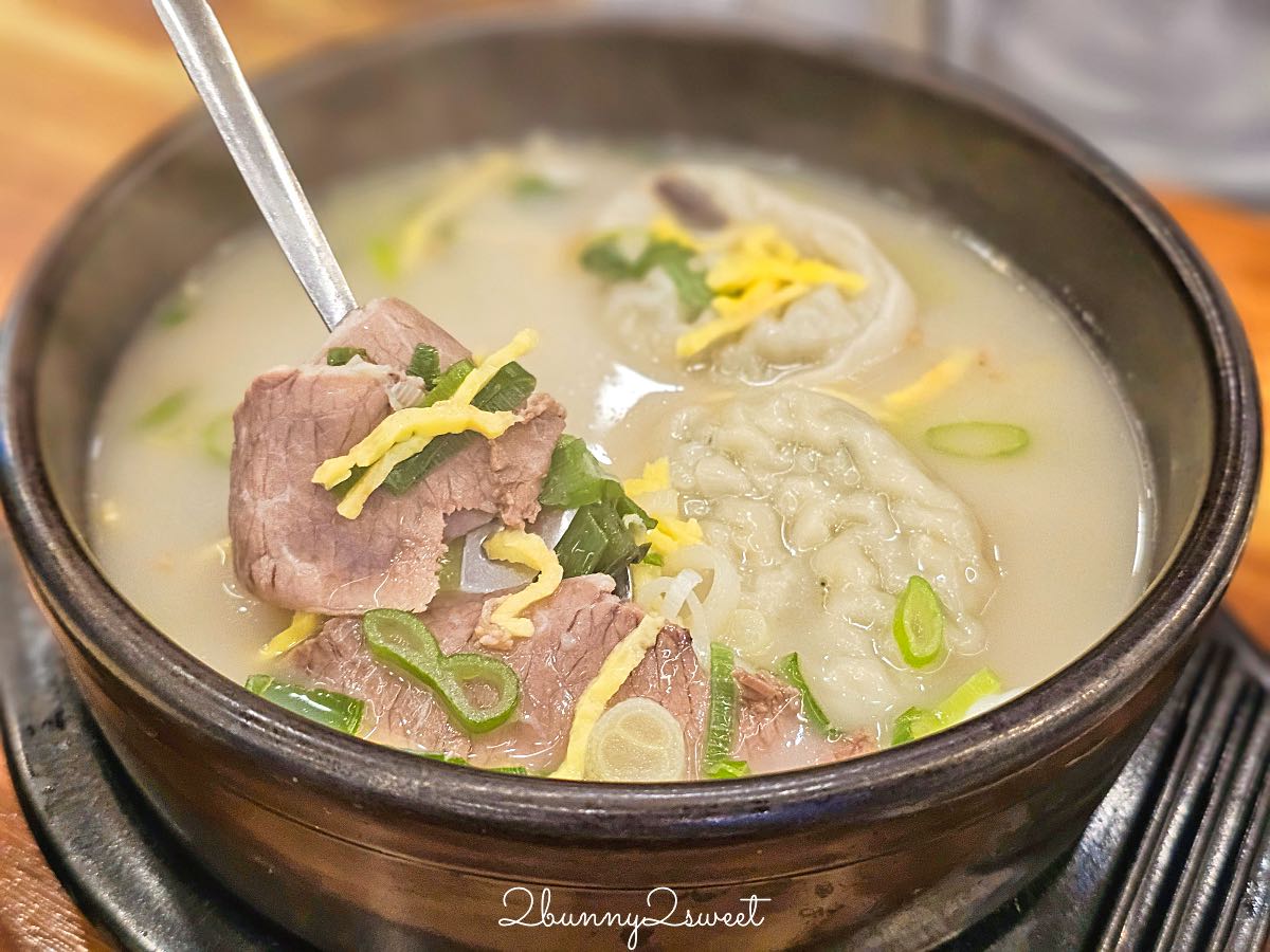 釜山南浦美食》南浦雪濃湯｜24小時營業、地鐵站步行2分鐘，有中文菜單的暖胃牛骨湯飯老店 @兔兒毛毛姊妹花
