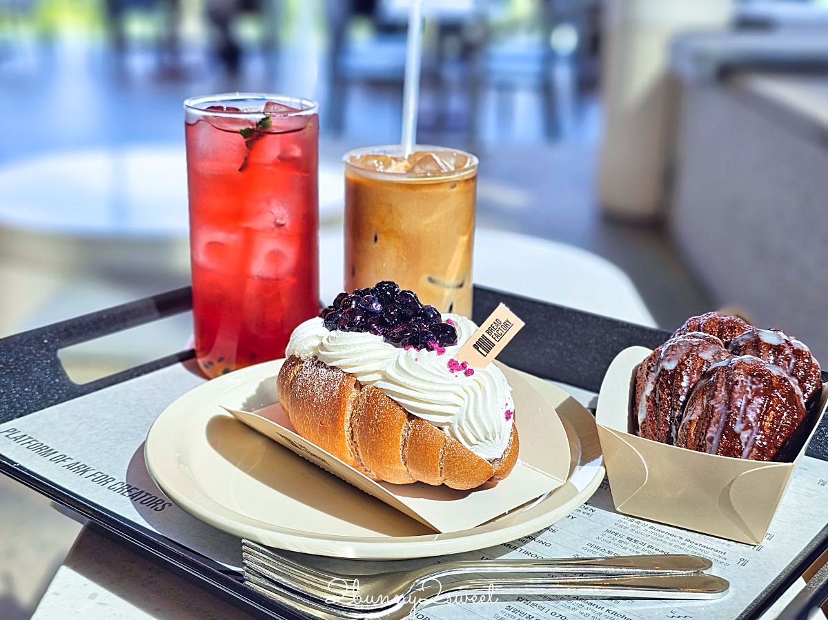 釜山影島 P.ARK Cafe & Bakery｜釜山最大海景咖啡廳，階梯劇場座位＋港灣第一排景觀，Arte Museum旁必訪打卡景點 @兔兒毛毛姊妹花