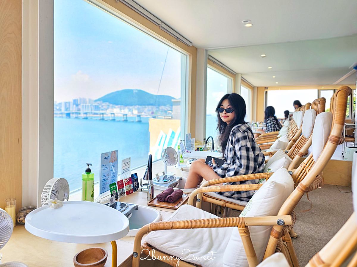 釜山白淺灘泡腳咖啡廳|Footbath Cafe View 海景第一排足浴體驗,邊泡腳邊看海超療癒 @兔兒毛毛姊妹花 釜山白淺灘泡腳咖啡廳|Footbath Cafe View 海景第一排足浴體驗,邊泡腳邊看海超療癒 @兔兒毛毛姊妹花