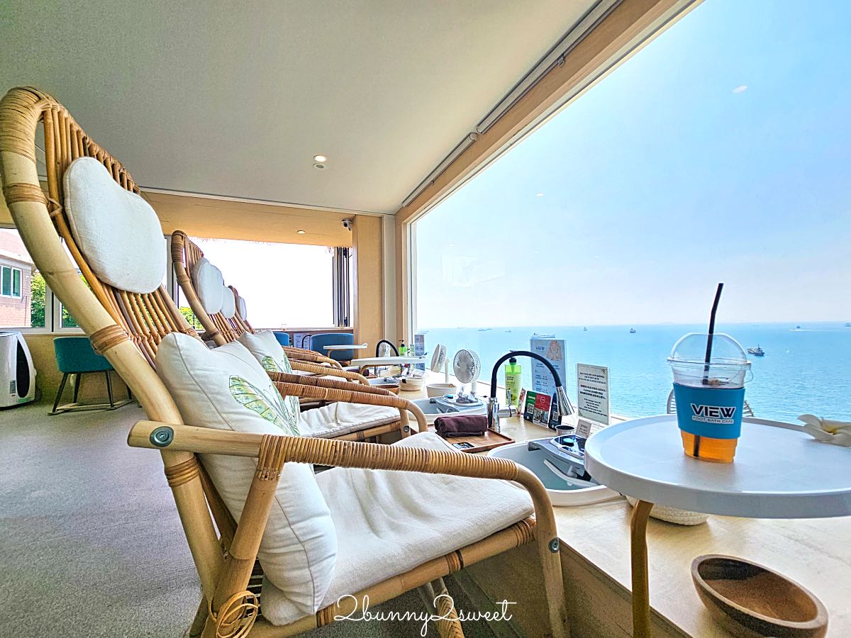 釜山白淺灘泡腳咖啡廳|Footbath Cafe View 海景第一排足浴體驗,邊泡腳邊看海超療癒 @兔兒毛毛姊妹花 釜山白淺灘泡腳咖啡廳|Footbath Cafe View 海景第一排足浴體驗,邊泡腳邊看海超療癒 @兔兒毛毛姊妹花