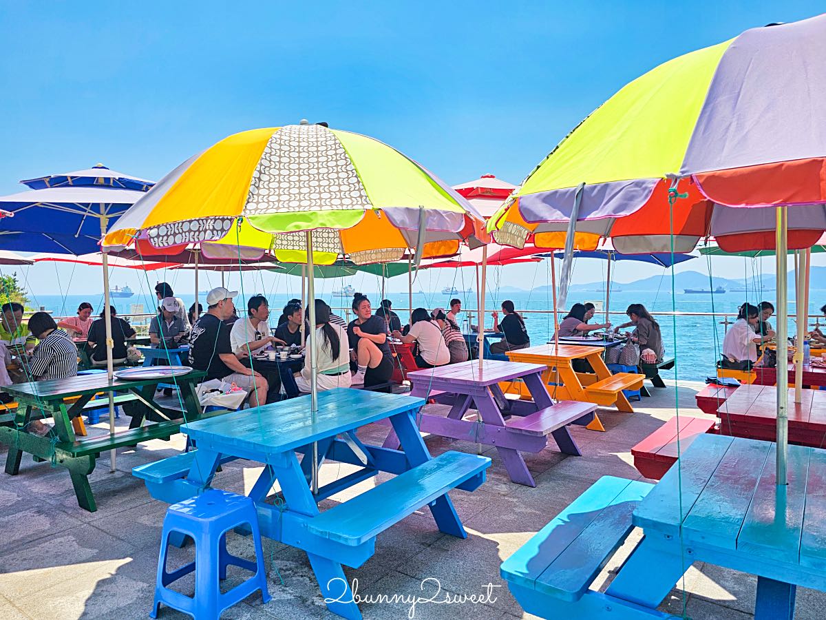 釜山影島海女文化展館｜在影島海女村海景第一排大啖現撈海膽飯捲、鮮味海鮮拉麵 @兔兒毛毛姊妹花