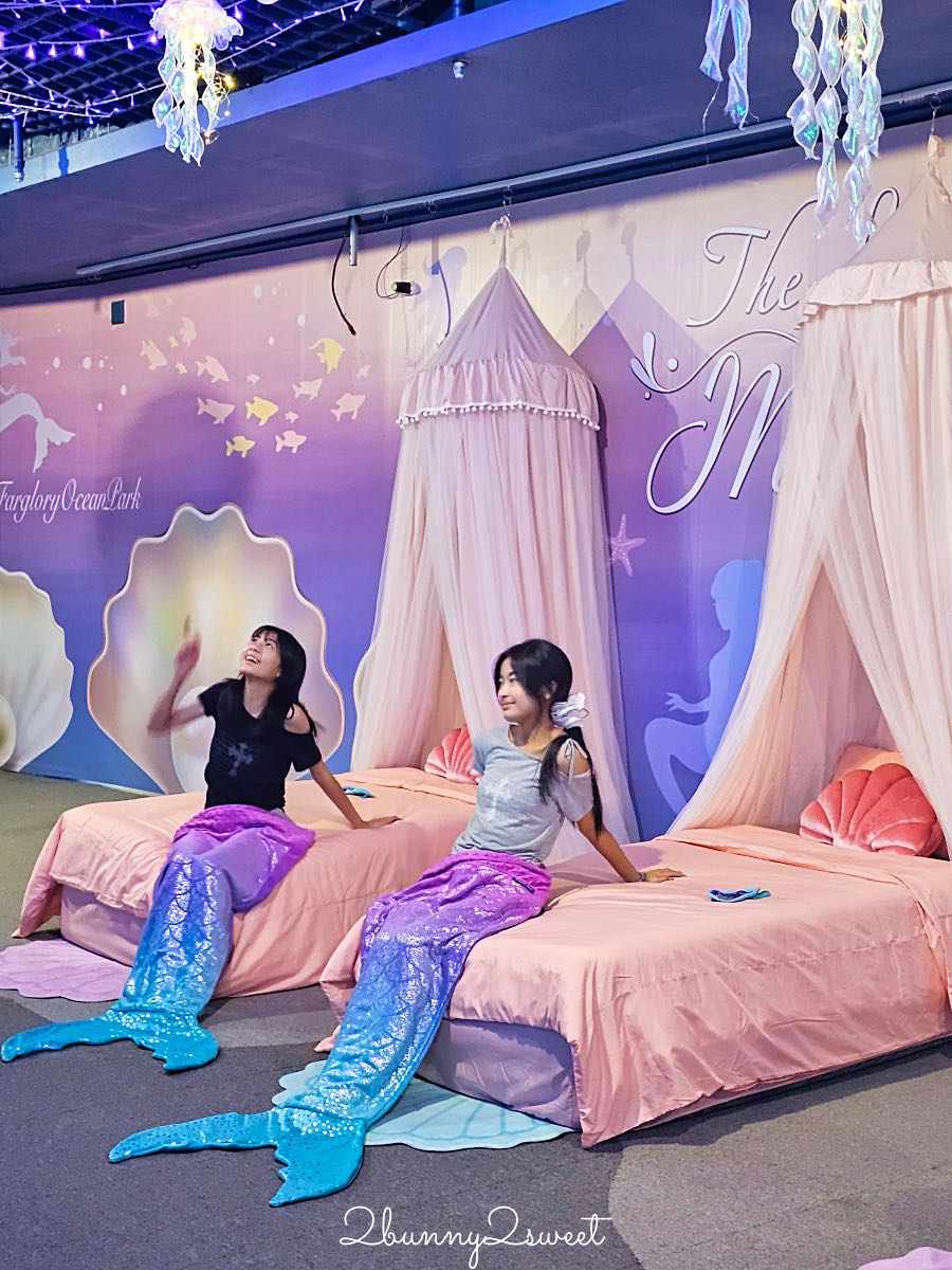 【遠雄海洋公園美人魚夜未眠】花蓮夜宿海洋公園攻略|夜間導覽、人魚彩妝、夢幻人魚睡眠區兩天一夜體驗 @兔兒毛毛姊妹花 【遠雄海洋公園美人魚夜未眠】花蓮夜宿海洋公園攻略|夜間導覽、人魚彩妝、夢幻人魚睡眠區兩天一夜體驗 @兔兒毛毛姊妹花