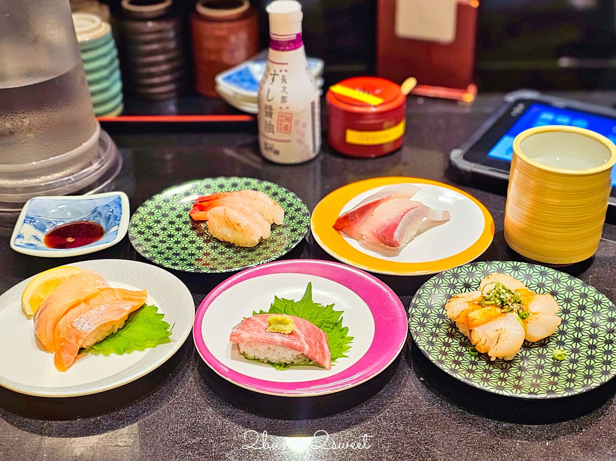 【迴轉壽司長次郎】大阪道頓堀美食！難波法善寺人氣迴轉壽司，現點現握、中文點餐超方便 @兔兒毛毛姊妹花