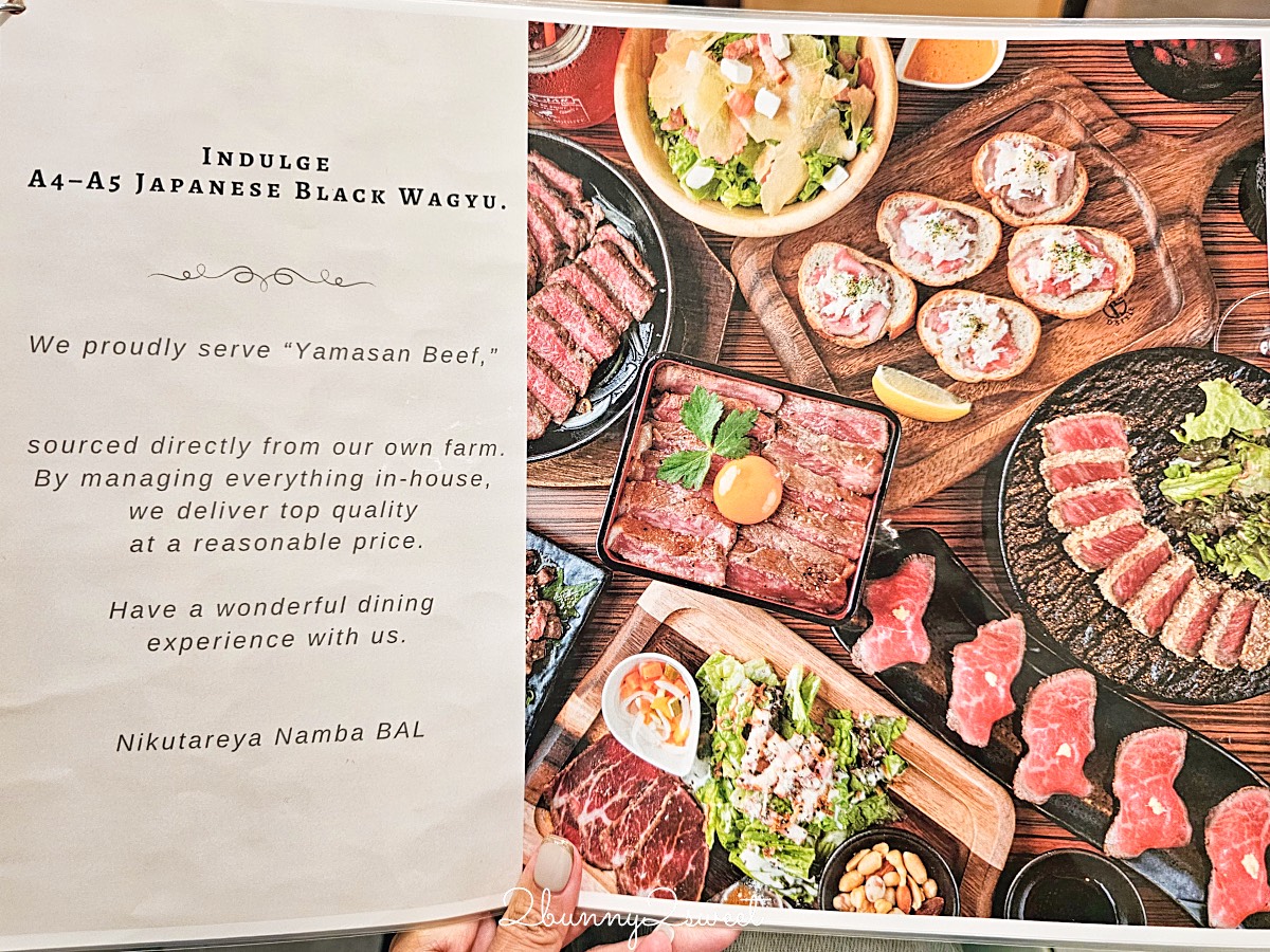 【肉タレ屋 なんばBAL店 Nikutareya Meat BAL Namba】大阪難波黑毛和牛丼推薦！金賞烤牛肉丼、A5和牛、菜單價位一次看 @兔兒毛毛姊妹花