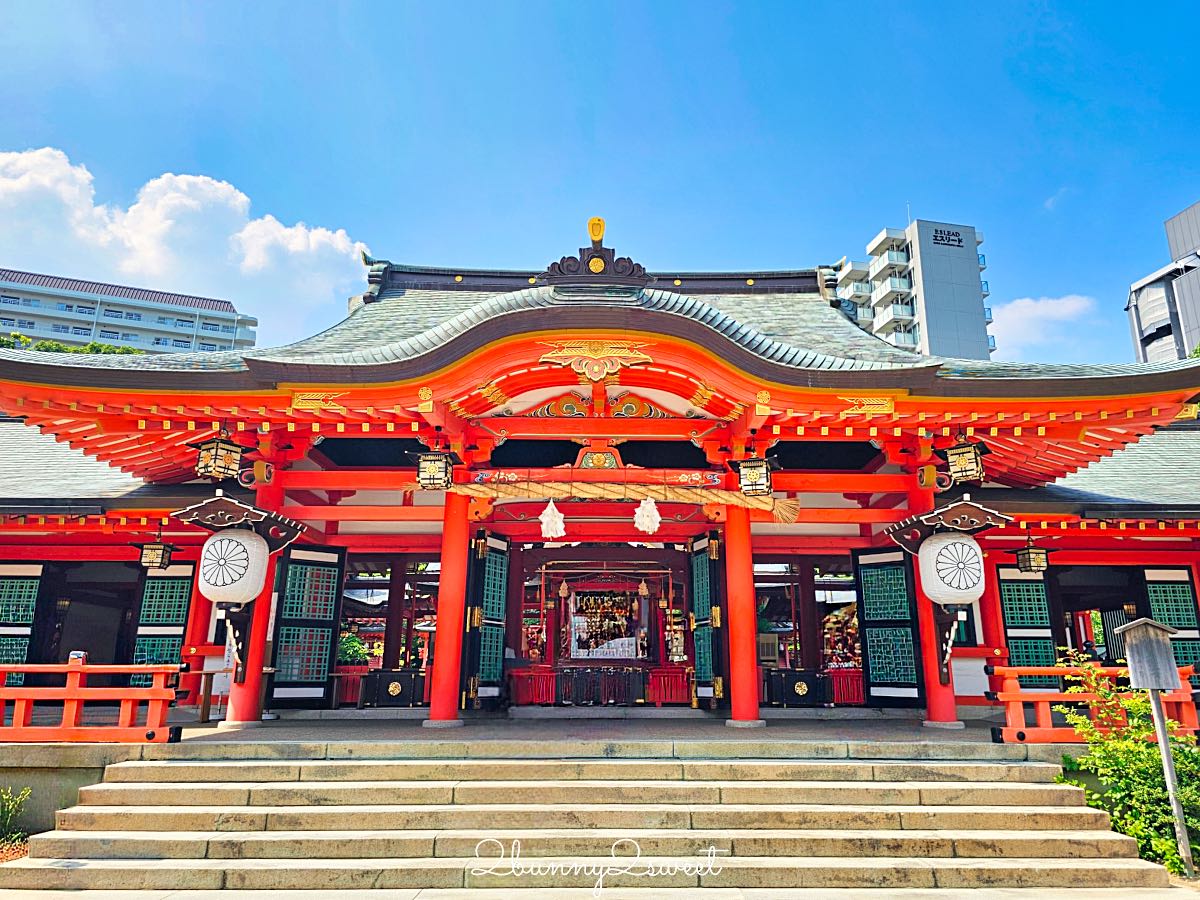 【生田神社】神戶景點推薦｜1800年歷史神社、結緣能量景點、水占籤、交通攻略 @兔兒毛毛姊妹花