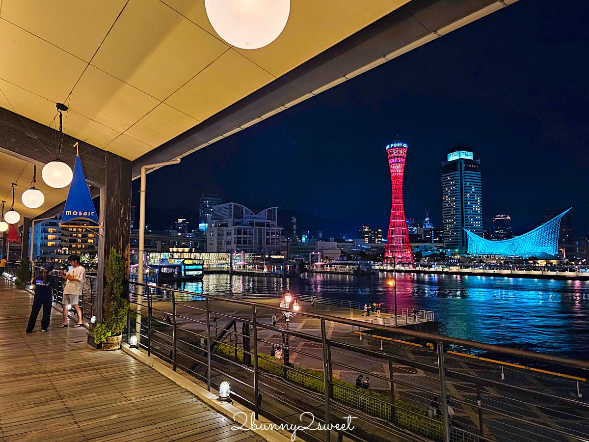 【神戶臨海樂園 Kobe Harborland 攻略】umie 購物、MOSAIC 海景餐廳、神戶港摩天輪、麵包超人博物館一次玩 @兔兒毛毛姊妹花